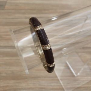 Sequin New York Enamel and Rhinestone Bangle